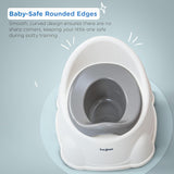 Baybee Baby Potty Training Seat for Kids 1-5 Years | Toddler Potty Chair with Removable Tray, Soft Cushion & Cleaning Brush | Portable Toilet Training Seat for Boys & Girls (Grey)