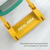 Baybee Vega 3-in-1 Western Toilet Potty Seat for Kids | Baby Potty Training Seat Chair with Ladder, Handles, Soft Cushion & Splash Guard | Convertible Toddler Toilet Seat for Boys & Girls 1-8 Years (Green, Plastic)