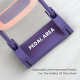 Baybee Vega 3-in-1 Western Toilet Potty Seat for Kids | Baby Potty Training Seat Chair with Ladder, Handles, Soft Cushion & Splash Guard | Convertible Toddler Toilet Seat for Boys & Girls 1-8 Years (Rose Pink)