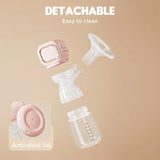 R for Rabbit Pure Wireless Electric Breast Pump | Automatic, Portable & Rechargeable | Comfortable Electrical Pumping (Peach)