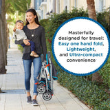 Mee Mee Little Explorer Advanced Infant Pram & Pushchair – Suitable for Newborn to 3 Years, Secure Harness, Adjustable Recline, All-Direction Wheels, Large Under-Seat Basket, Reversible Grip, Net Cover (DX Blue) - Timbuktoon