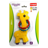 Funskool Giggles, Baby Giraffe Rattle , Colourful Animal rattle for New born baby, Stimulates Senses,Rattling sound, 6 months & above, Infant Toys - Timbuktoon