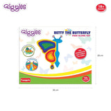 Giggles Funskool Betty The Butterfly, Educational Push Along Toys for Kids, Encourages Learning & Development, Fun Activity for Babies, Gift Set for Kid, Age 18+ Months - Timbuktoon