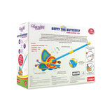 Giggles Funskool Betty The Butterfly, Educational Push Along Toys for Kids, Encourages Learning & Development, Fun Activity for Babies, Gift Set for Kid, Age 18+ Months - Timbuktoon