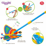 Giggles Funskool Betty The Butterfly, Educational Push Along Toys for Kids, Encourages Learning & Development, Fun Activity for Babies, Gift Set for Kid, Age 18+ Months - Timbuktoon