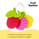 Funskool Giggles, Fruit Teether , Teether for Babies to soothen their gums, Easy to Grasp,hold and chew, 3 months & above, Infant Toys - Timbuktoon