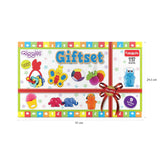 Giggles Funskool Gift Set Premium, Toy Set for Newborn Baby, Infants & Toddlers, Includes Rattle, Teether, Animals & Activity Toys With Development, Gift Set for Babies, Multicolor Age 3+ Months - Timbuktoon