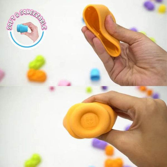 Zephyr Learning Steps - Infant Blocks-3, Montesorri Toys for Babies, Early Development, Soft Building Blocks, Block Sets, Colors and Counting, Premium Blocks, Stack Toy, Toddler Block Toys - Timbuktoon