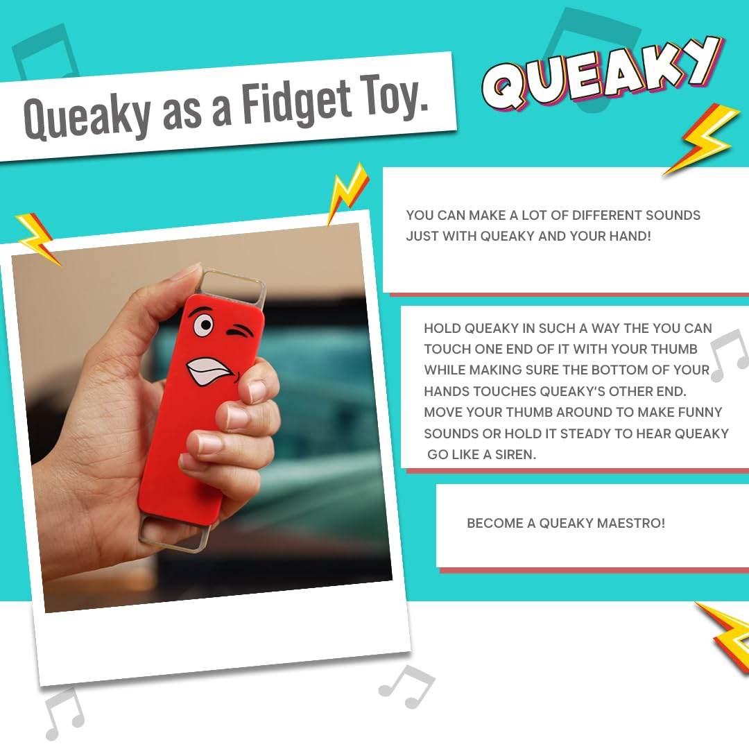 Blix Queaky- STEM Toy, Experimental Toy, Learning Toy, Creative Toy, Educational Toy, Best Gift Toy for Kids, Queaky is not just Musical and Sound Toy, Learn Through Play - Timbuktoon