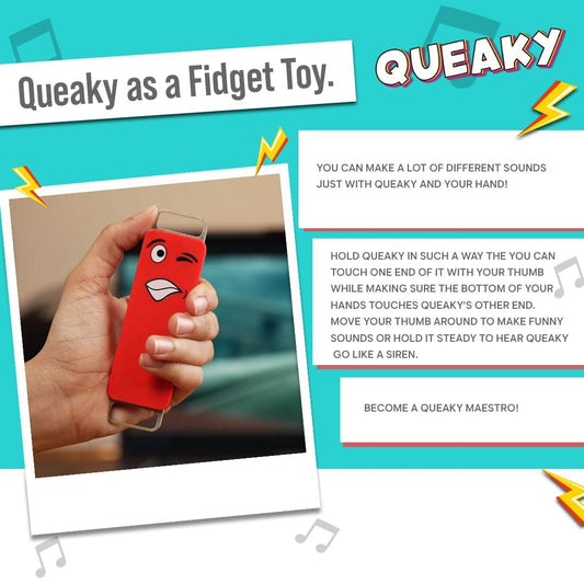 Blix Queaky- STEM Toy, Experimental Toy, Learning Toy, Creative Toy, Educational Toy, Best Gift Toy for Kids, Queaky is not just Musical and Sound Toy, Learn Through Play - Timbuktoon