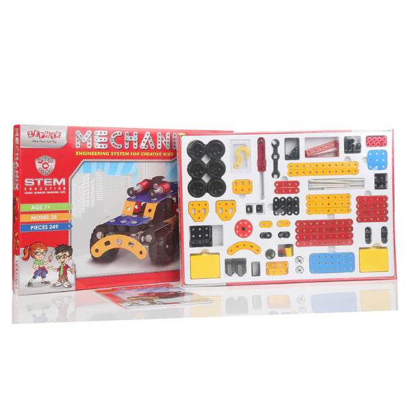 Mechanix - Advance, STEAM/STEM Educational Toy, DIY Toy, Building and Construction Set for Boys and Girls Age 7+ - Timbuktoon