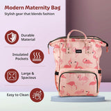LUVLAP Lily Multifunctional Waterproof Diaper Bag for Mothers for Travel, Mother Travelling Bag, Backpack Cum Tote bag for Mothers, Large storage capacity - Timbuktoon