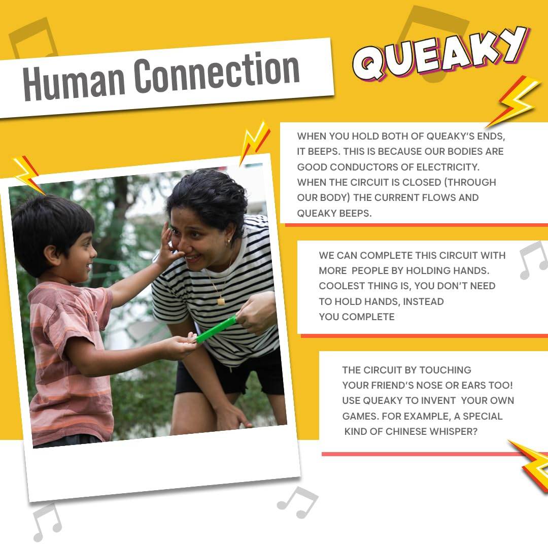 Blix Queaky- STEM Toy, Experimental Toy, Learning Toy, Creative Toy, Educational Toy, Best Gift Toy for Kids, Queaky is not just Musical and Sound Toy, Learn Through Play - Timbuktoon