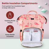 LUVLAP Lily Multifunctional Waterproof Diaper Bag for Mothers for Travel, Mother Travelling Bag, Backpack Cum Tote bag for Mothers, Large storage capacity - Timbuktoon