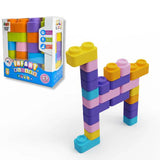Zephyr Learning Steps - Infant Blocks-3, Montesorri Toys for Babies, Early Development, Soft Building Blocks, Block Sets, Colors and Counting, Premium Blocks, Stack Toy, Toddler Block Toys - Timbuktoon