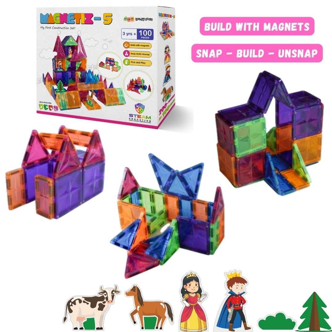 Zephyr Learning Steps Magnetix - 5 My First Construction Set - Timbuktoon