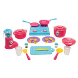 Giggles Funskool Complete Kithcen Playset, Realistic Pretend Cooking Toy for Kids, Encourages Learning & Development, Fun Activity for Babies, Gift Set for Girls, Age 3+ Years - Timbuktoon