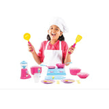 Giggles Funskool Complete Kithcen Playset, Realistic Pretend Cooking Toy for Kids, Encourages Learning & Development, Fun Activity for Babies, Gift Set for Girls, Age 3+ Years - Timbuktoon