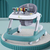 R for Rabbit Little Feet Baby Walker for Kids 9–18 Months | 2-in-1 Activity Walker with Detachable Toy Bar, Adjustable Height & Foldable Design(Green)
