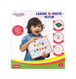 Giggles - Learn N Write Deluxe, 3 in 1 Magnetic Dry Erase & Chalkboard, Develops Early Writing Skills, 3 Years & Above, Preschool Toys, Multicolour - Timbuktoon