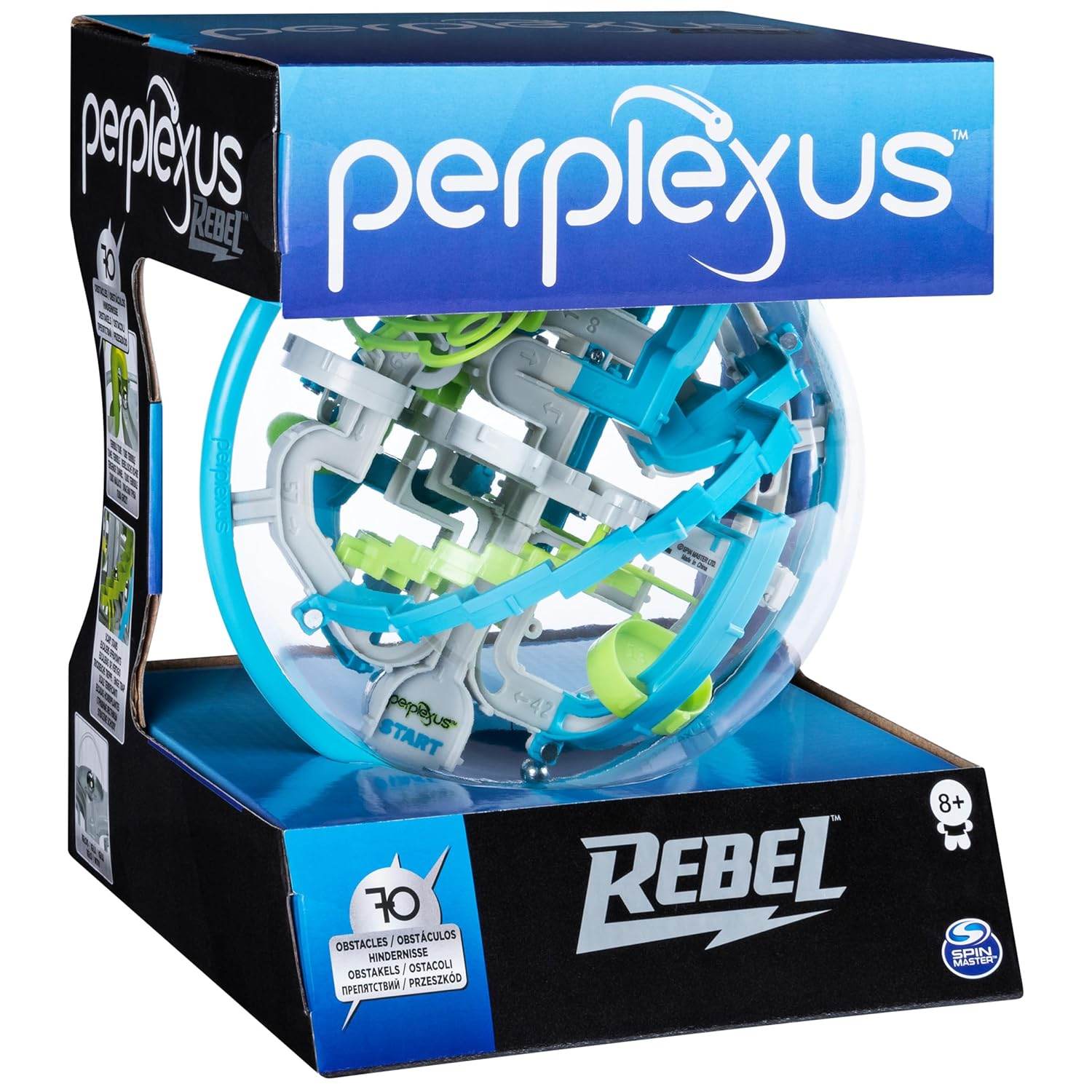 PERPLEXUS Spin Master Games Funskool Rebel, 3D Maze Game with 70 Pcs Obstacles for Kid - Timbuktoon