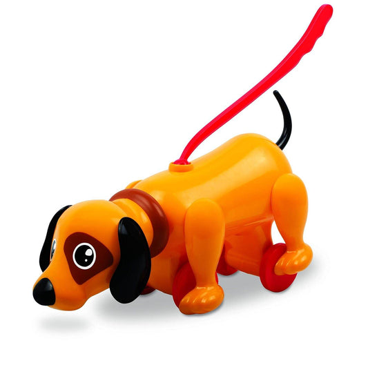 Funskool Giggles - Sniffy The Dog , Pull along toy , Head bobs,Tail wags,Encourages Walking , Toy for 1 year old, Infant and Preschool Toys, 12 months & above - Timbuktoon