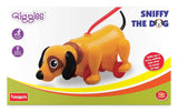 Funskool Giggles - Sniffy The Dog , Pull along toy , Head bobs,Tail wags,Encourages Walking , Toy for 1 year old, Infant and Preschool Toys, 12 months & above - Timbuktoon
