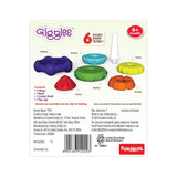 Giggles Funskool Stack A Rocket, Nesting & Stackable Textured Toy for Kids, Encourages Learning & Development, Fun Activity for Babies, Gift Set for Kid, Age 6+ Months - Timbuktoon