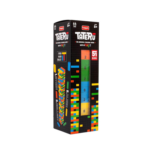 Funskool Adult Games,Tateru, Hardwood Blocks, Stacking Tower, Strategy Game, Stack Block Collect for 2 Or 4 Players,Ages 8 and Above, - Timbuktoon