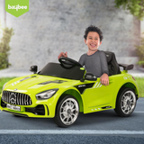 BAYBEE Spyder Pro Battery Operated Car for Kids | Rechargeable Ride-On Toy Car with Music & LED Lights | Big Electric Car for Kids to Drive (Spyder Pro LGR)
