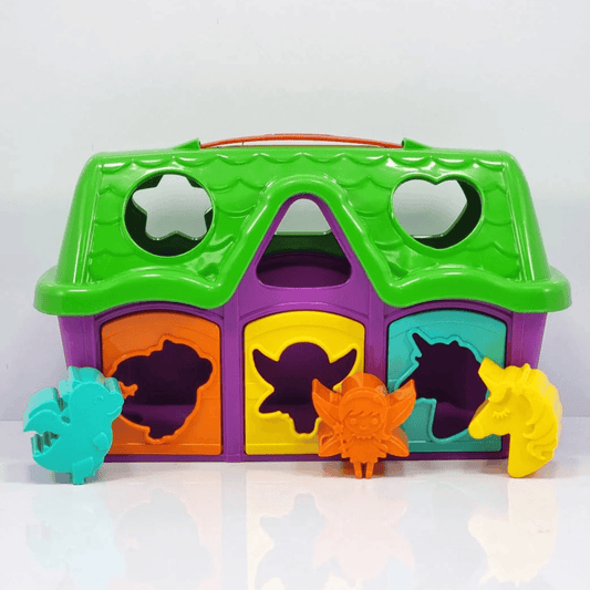 DREAM HOUSE Shape Sorter – Colorful Educational Toy for Toddlers | Encourages Shape & Colour Recognition, Fine Motor Skills & Problem-Solving | Fun Learning Activity in a Playful House Design - Timbuktoon