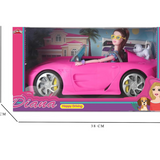 Joy Junction Diana Series Set – Beautiful Dazzling Doll with Trendy Clothes and Accessories, Fashion Toy for Girls (Car Included)