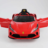 Toy House F8 Rechargeable Ride-On Car with Remote – Red Battery-operated ride-on car with 12V power and safety remote. A perfect blend of fun, control, and style for kids. - Timbuktoon