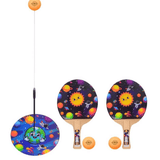 Table Tennis Trainer Toys for Kids & Adults | Rebound Rackets and Balls Base Training Practice Set - Timbuktoon