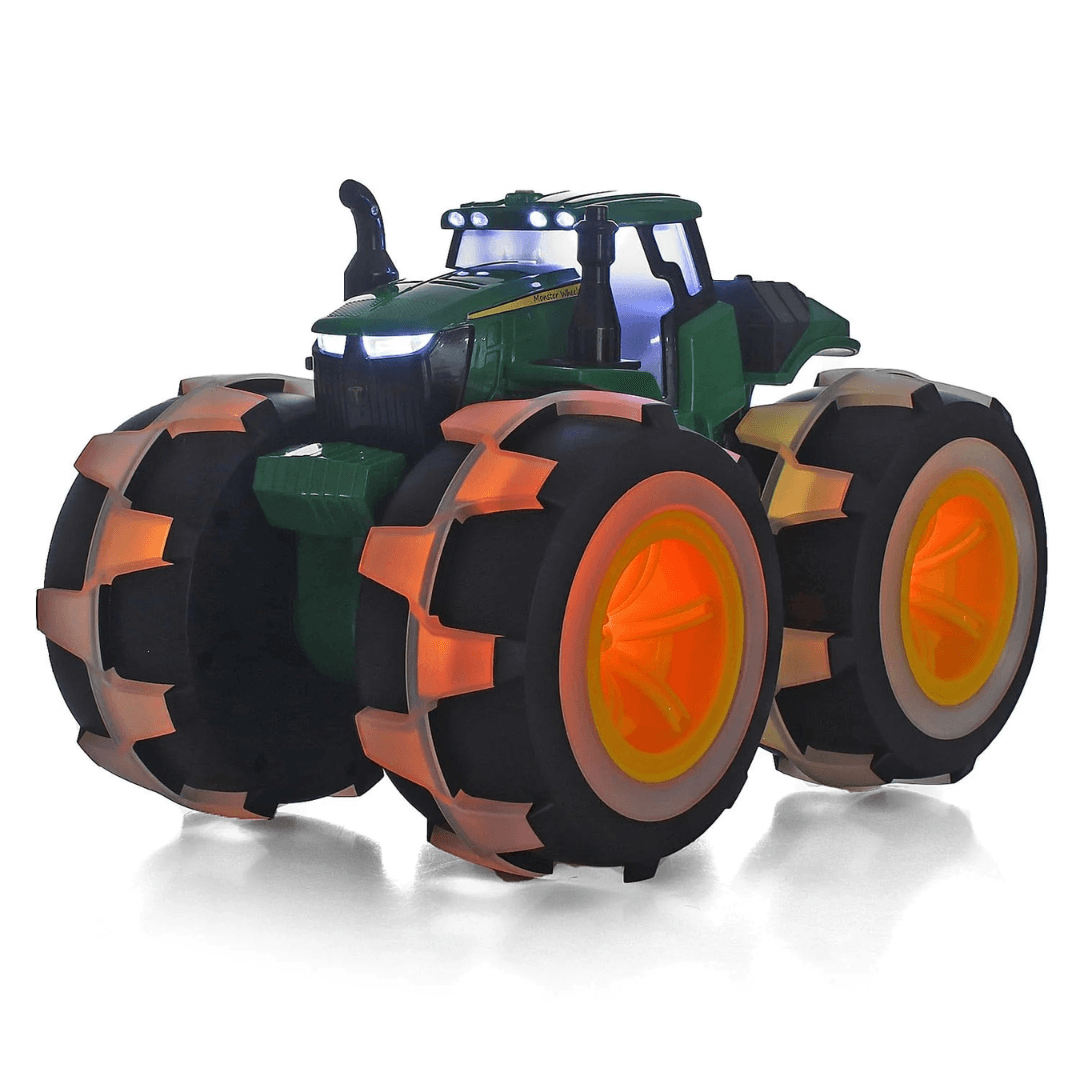 Deluxe Electric Farming Tractor Toy for Kids – Light-Up Wheels & Realistic Engine Sounds, Ideal Gift for Boys & Girls - Timbuktoon