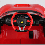 Toy House F8 Rechargeable Ride-On Car with Remote – Red Battery-operated ride-on car with 12V power and safety remote. A perfect blend of fun, control, and style for kids. - Timbuktoon