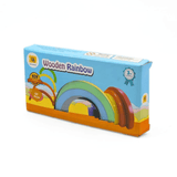 Wooden Rainbow Arches – Educational Stacking Toy (Montessori Inspired) Enhances fine motor skills, coordination, and imagination. - Timbuktoon