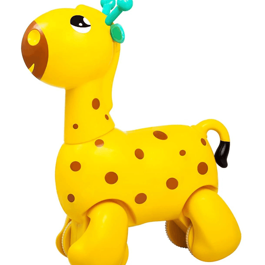 Giggles Funskool Pull Along Nico The Giraffe, Activity & Learning Toys for Babies, Toddlers, For Baby Boys & Girls, Encourage Walking, Improve Balance, Multicolour, Gift Set for Kids, Ages 18+ Months - Timbuktoon