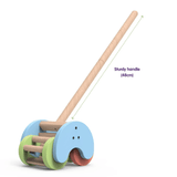 Funskool Giggles Rattle Strider Wooden,Push Along Toy, with Detachable Handle, Ideal for Toddlers, Playful Kid Toy, 18months and Above - Timbuktoon