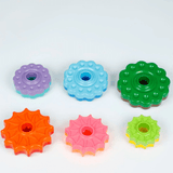 GIRNAR Spinning Tower – Colorful Stacking & Spinning Toy for Toddlers | Develops Motor Skills, Hand-Eye Coordination & Early Learning Through Play - Timbuktoon