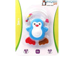 Giggles Funskool, Penguin Pal Teether Rattle, Multi Color, 3 Months + - Timbuktoon