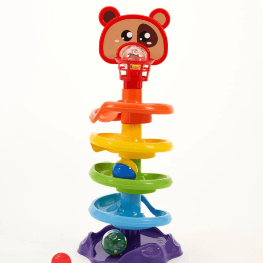 Animal Ball Tower – Colorful Rolling Ball Drop Toy for Toddlers Fun & engaging multi-level play tower with animal-themed design to boost motor skills and learning. - Timbuktoon