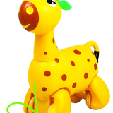 Giggles Funskool Pull Along Nico The Giraffe, Activity & Learning Toys for Babies, Toddlers, For Baby Boys & Girls, Encourage Walking, Improve Balance, Multicolour, Gift Set for Kids, Ages 18+ Months - Timbuktoon