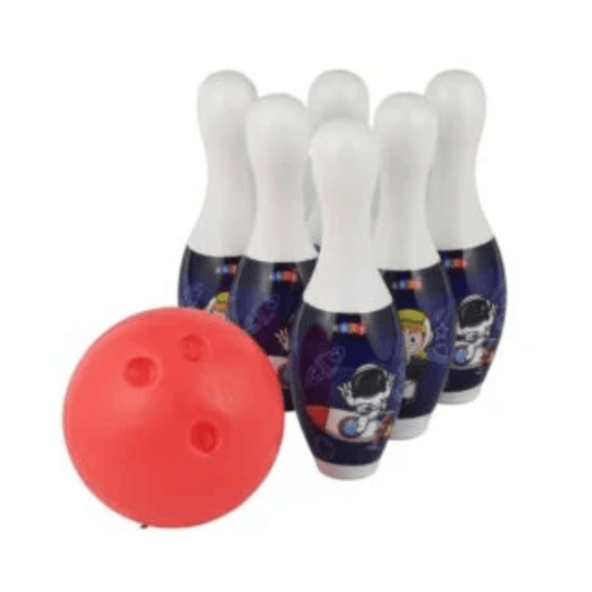 Simmar 2-in-1 Jumbo Ring Toss & Bowling Set for Kids Fun Combo Game for Ages 3+ | Indoor & Outdoor Play Set - Timbuktoon