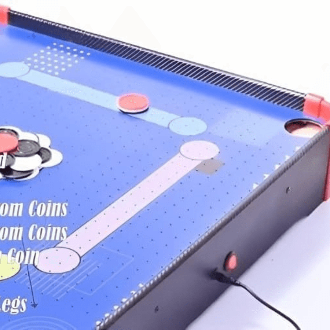 Simmar Plug & Play Air Carrom – Innovative Touch-Surface Family Game Fast Setup, Sleek Design, and Hours of Interactive Fun - Timbuktoon