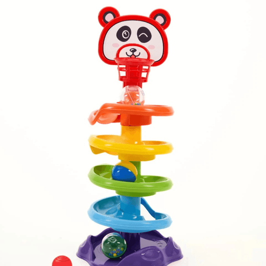 Animal Ball Tower – Colorful Rolling Ball Drop Toy for Toddlers Fun & engaging multi-level play tower with animal-themed design to boost motor skills and learning. - Timbuktoon