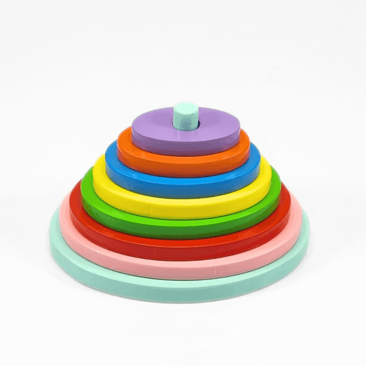 UA Toys Oval Build A Tower – Stacking & Balancing Toy for Kids Colorful oval blocks that boost motor skills, focus, and early construction play. - Timbuktoon