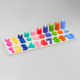 UA Toys Educational Abacus Toy for Kids – Number Counting 1-10, 55 Colorful Stacking Beads & 10 Unique Shapes – Montessori Learning Toy for Early Math Skills, STEM Preschool Educational Game - Timbuktoon