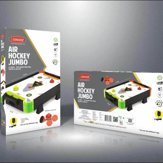 Simmar Jumbo Air Hockey Game Set – Large Size Indoor Sports Fun for Kids Exciting Action Game for Kids & Families High-Speed Tabletop Fun for Kids - Timbuktoon