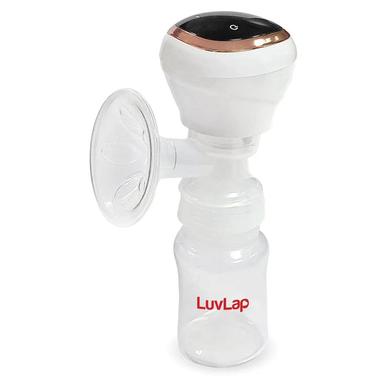 Luvlap Elite Electric Breast Pump with 2 Phase Pumping, Rechargeable Battery, Soft & Gentle,BPA Free, One year Warranty - Timbuktoon